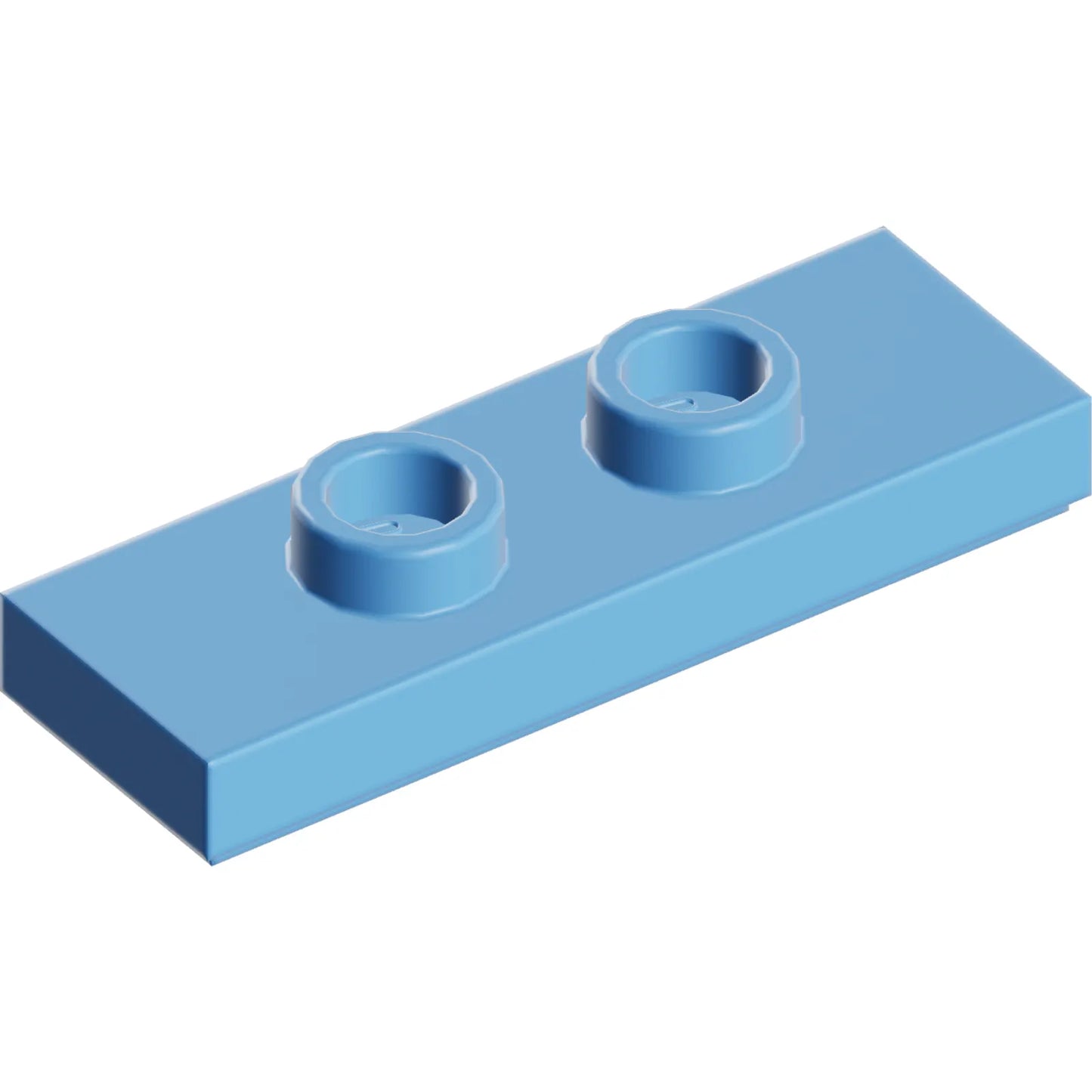 Part 34103 - Plate, Modified 1 x 3 with 2 Studs (Double Jumper)