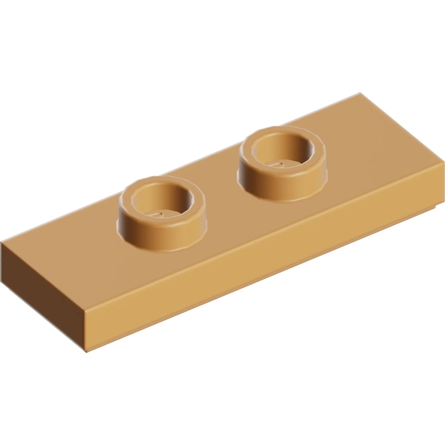 Part 34103 - Plate, Modified 1 x 3 with 2 Studs (Double Jumper)