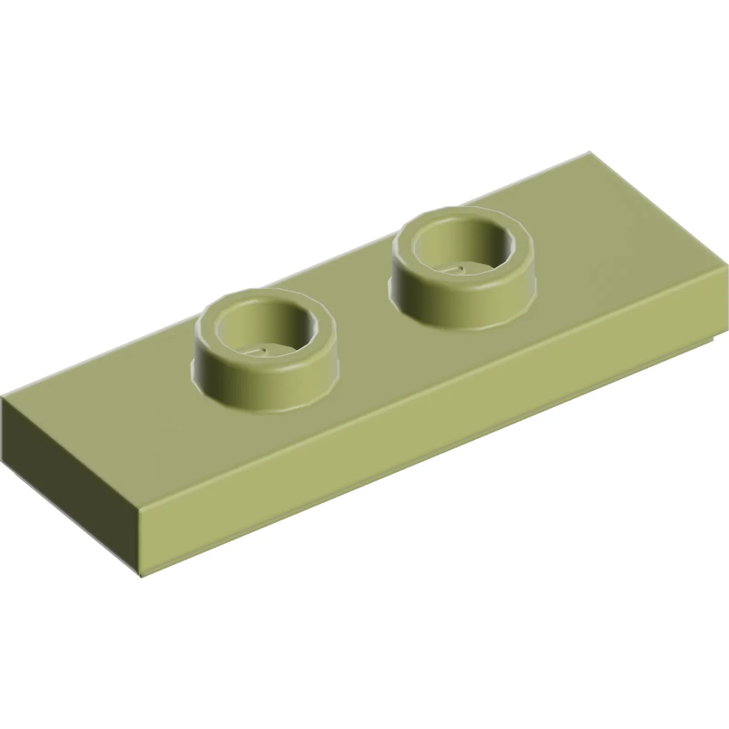 Part 34103 - Plate, Modified 1 x 3 with 2 Studs (Double Jumper)