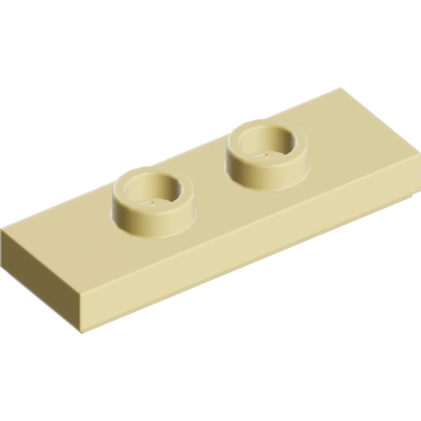 Part 34103 - Plate, Modified 1 x 3 with 2 Studs (Double Jumper)