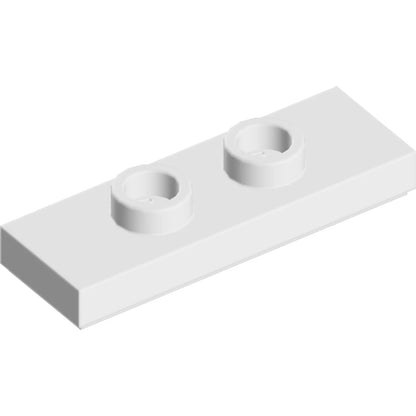 Part 34103 - Plate, Modified 1 x 3 with 2 Studs (Double Jumper)