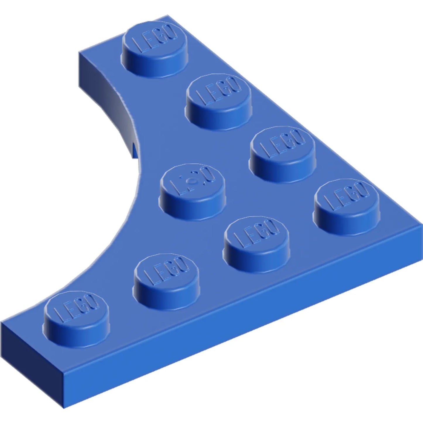 Part 35044 - Plate, Modified 4 x 4 with 3 x 3 Curved Cutout