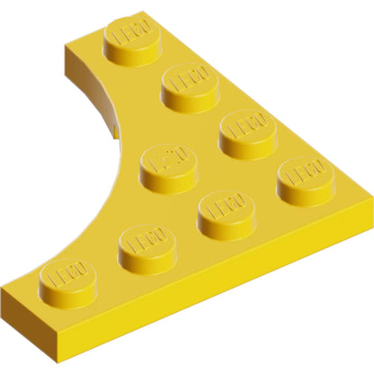 Part 35044 - Plate, Modified 4 x 4 with 3 x 3 Curved Cutout