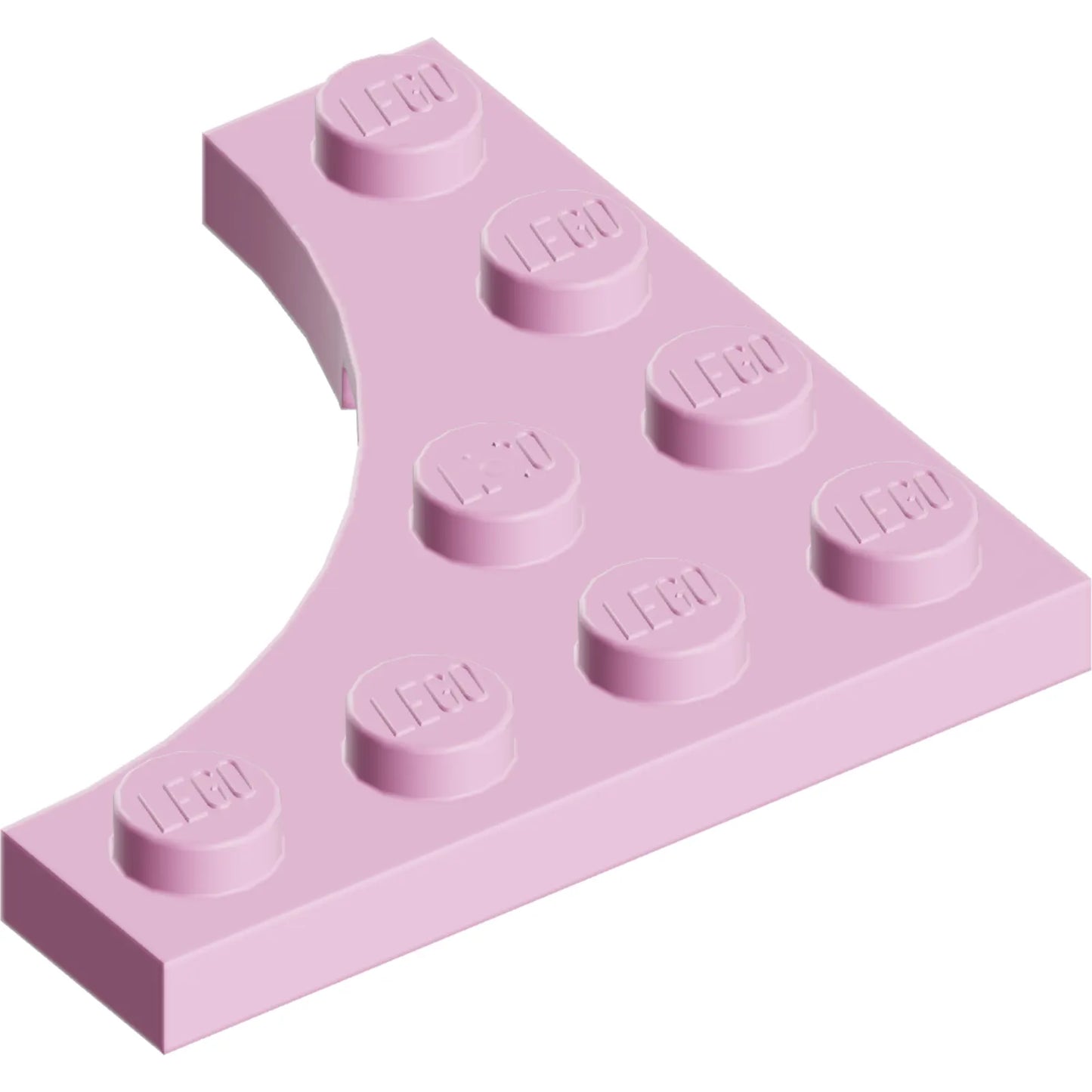 Part 35044 - Plate, Modified 4 x 4 with 3 x 3 Curved Cutout