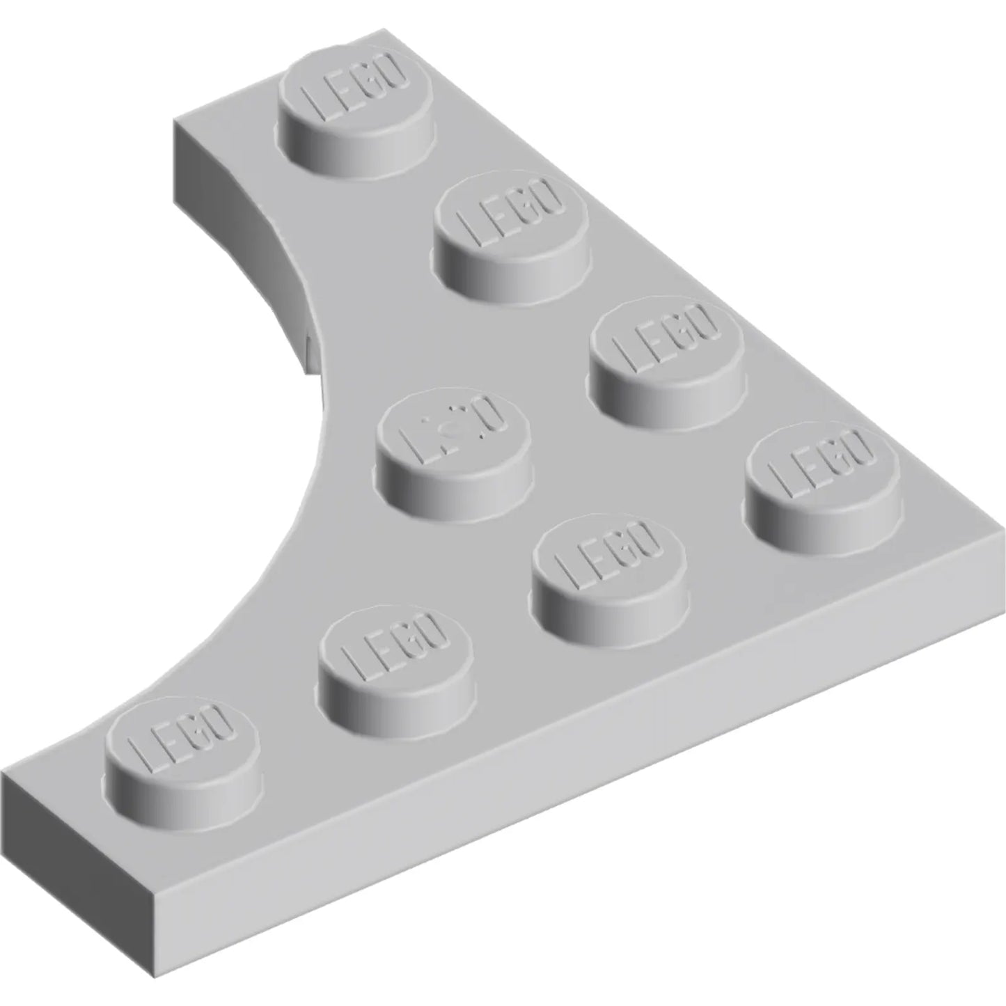 Part 35044 - Plate, Modified 4 x 4 with 3 x 3 Curved Cutout
