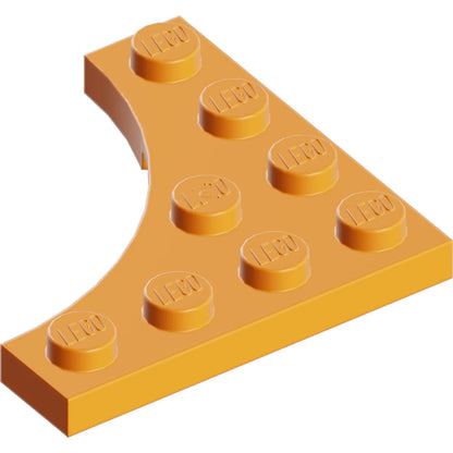 Part 35044 - Plate, Modified 4 x 4 with 3 x 3 Curved Cutout