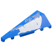 Part 3504pb03 - Wedge 5 x 2 Left with Silver Bull Pattern