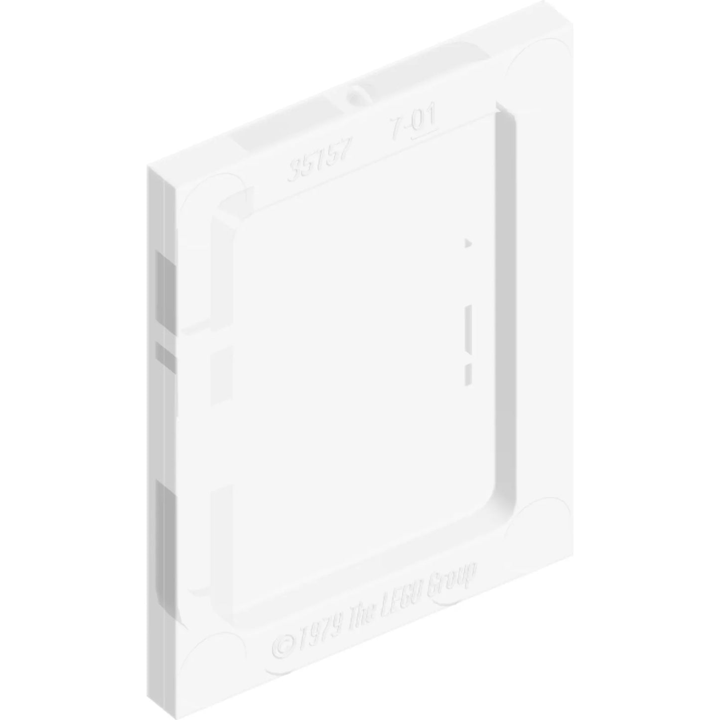 Part 35157 - Glass for Train Door with Lip on All Sides