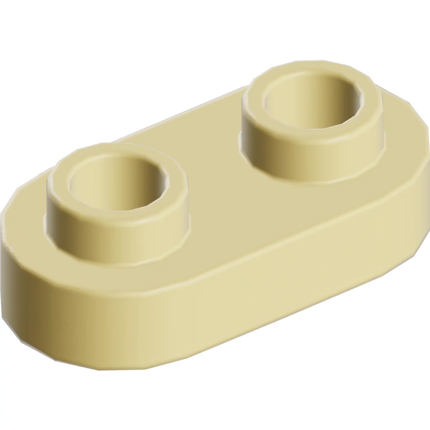 Part 35480 - Plate, Round 1 x 2 with Open Studs