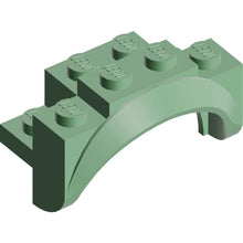 Part 35789 - Vehicle, Mudguard 4 x 2 1/2 x 2 with Arch Round, Solid Studs, and Rounded Legs