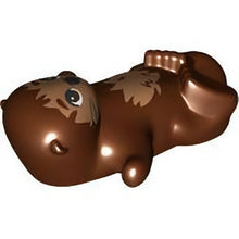 Part 3592pb01 - Sea Otter, Friends, Lying on Back with Black Nose and Medium Nougat Fur Pattern