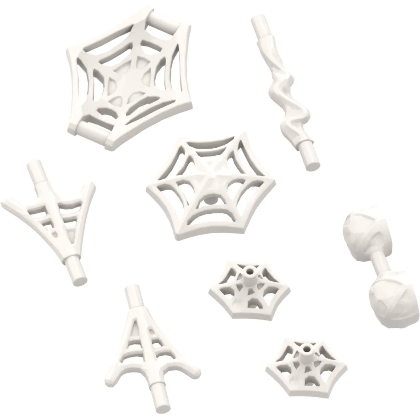 Part 36083 - Minifigure, Weapon Pack Spider-Man Web Effects, 9 in Bag (Multipack)