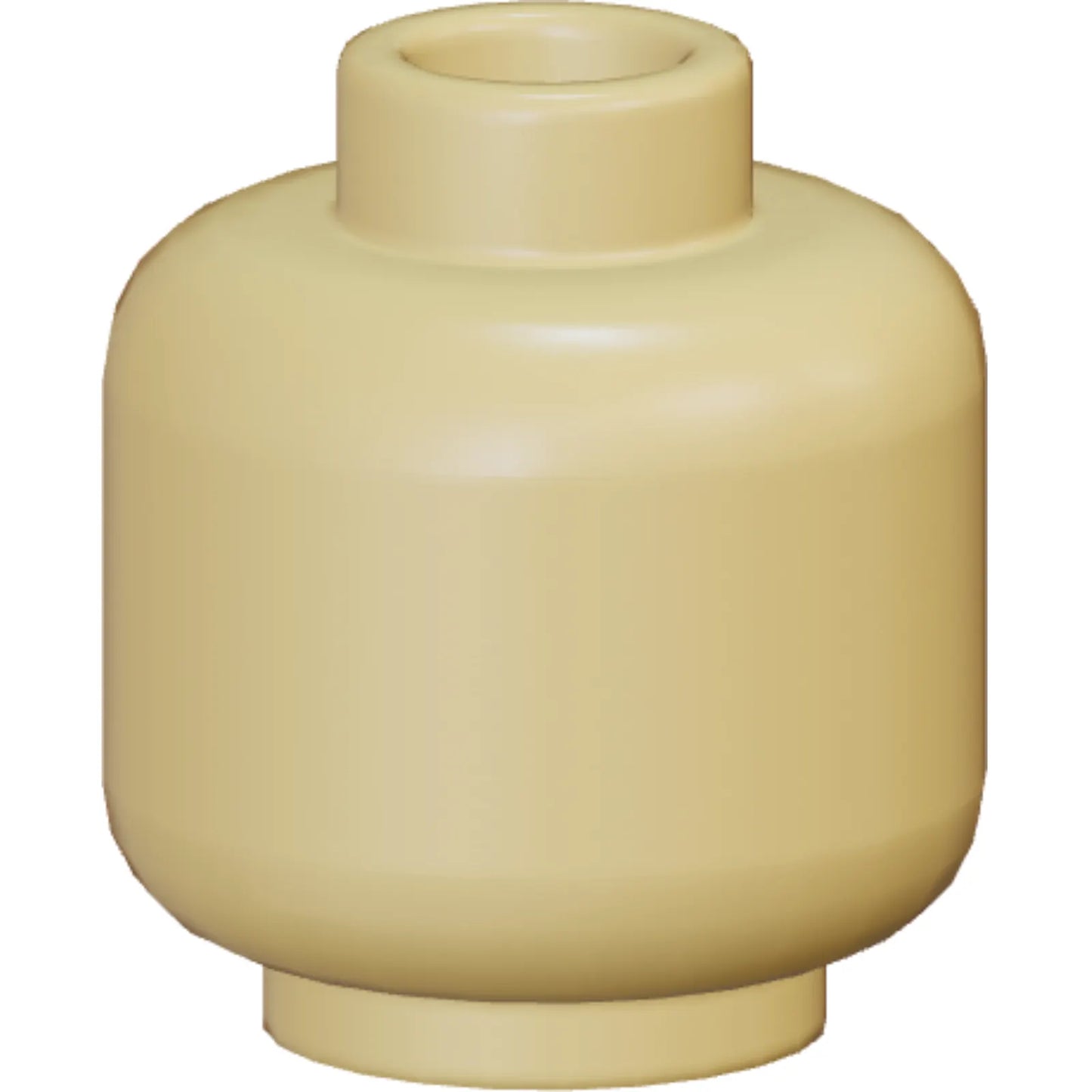 Part 3626 - Minifigure, Head (Plain)