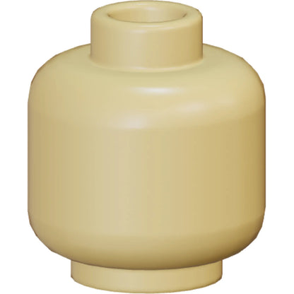 Part 3626 - Minifigure, Head (Plain)