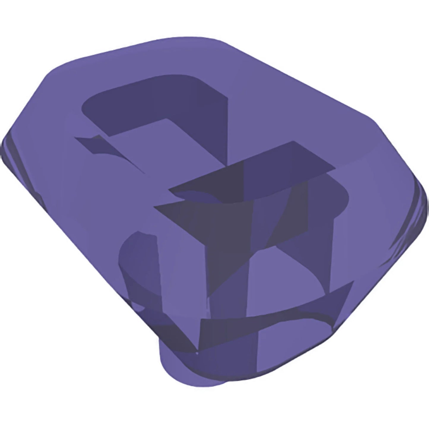 Part 36451 - Rock Faceted with Small Pin (Infinity Stone), 4 on Sprue