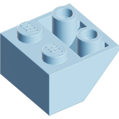 Part 3660 - Slope, Inverted 45 2 x 2 with Flat Bottom Pin