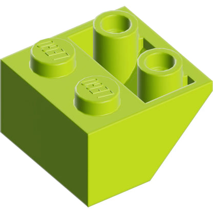 Part 3660 - Slope, Inverted 45 2 x 2 with Flat Bottom Pin