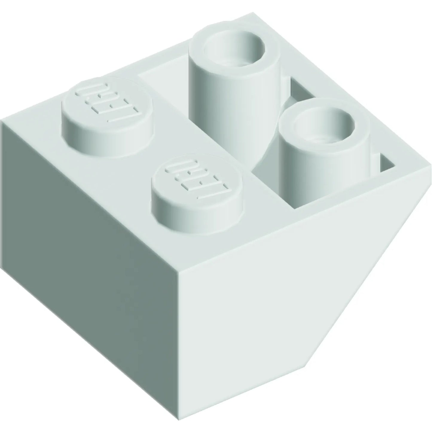 Part 3660 - Slope, Inverted 45 2 x 2 with Flat Bottom Pin