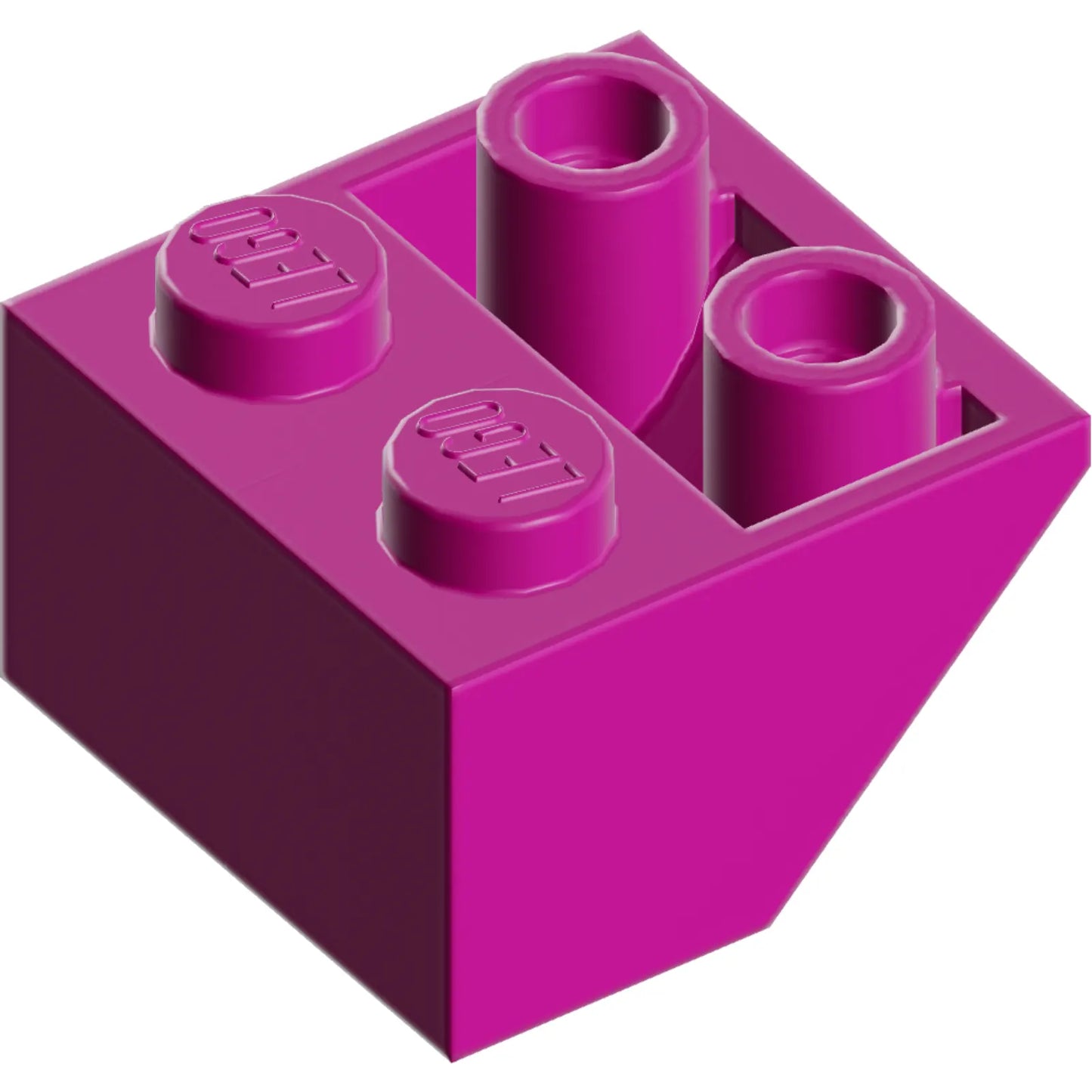 Part 3660 - Slope, Inverted 45 2 x 2 with Flat Bottom Pin