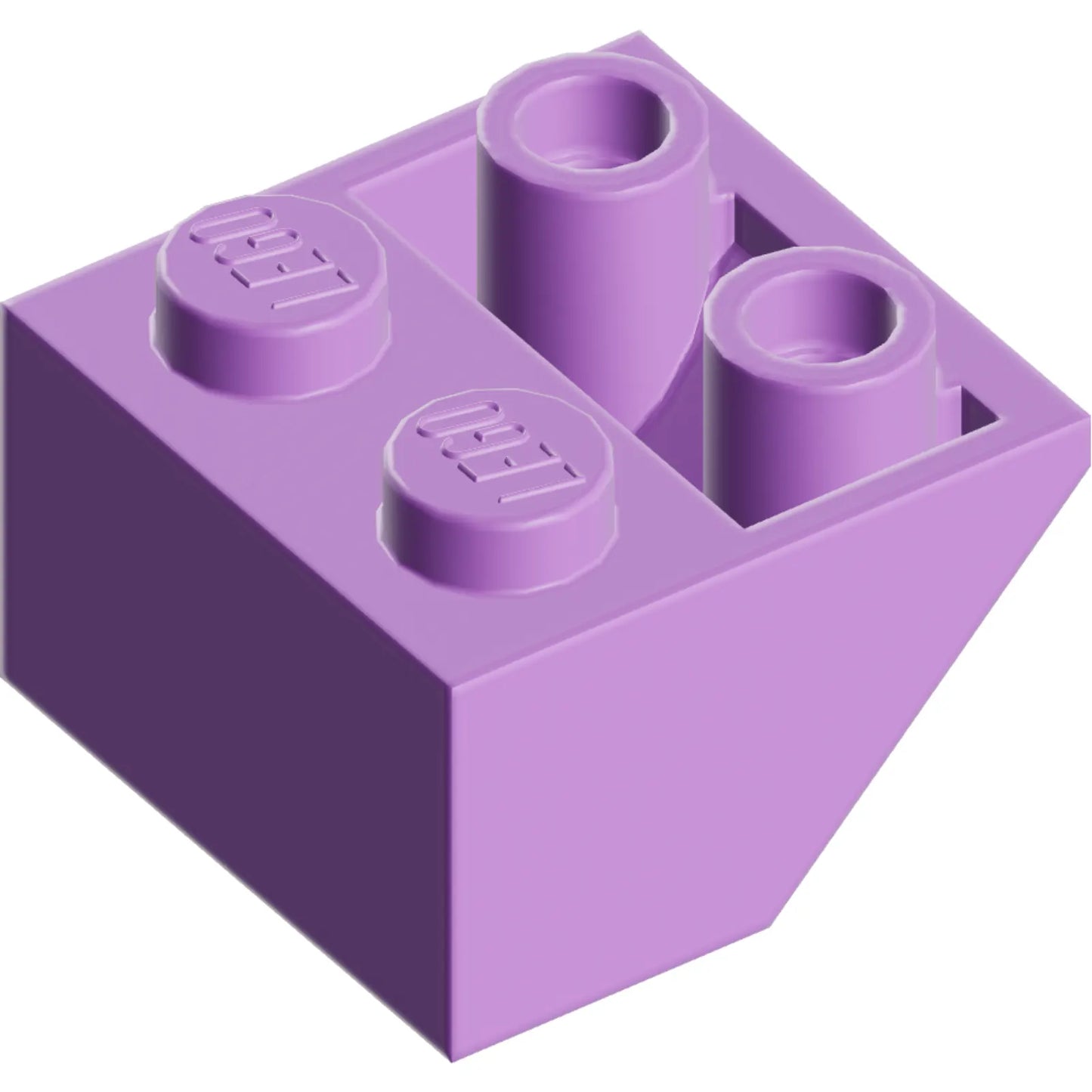 Part 3660 - Slope, Inverted 45 2 x 2 with Flat Bottom Pin