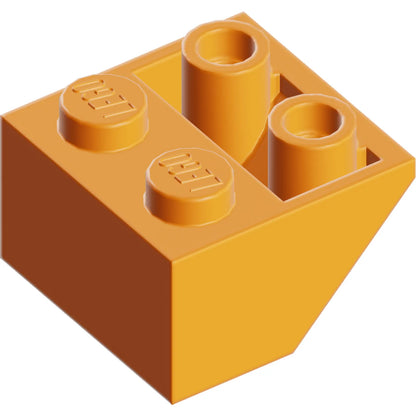 Part 3660 - Slope, Inverted 45 2 x 2 with Flat Bottom Pin