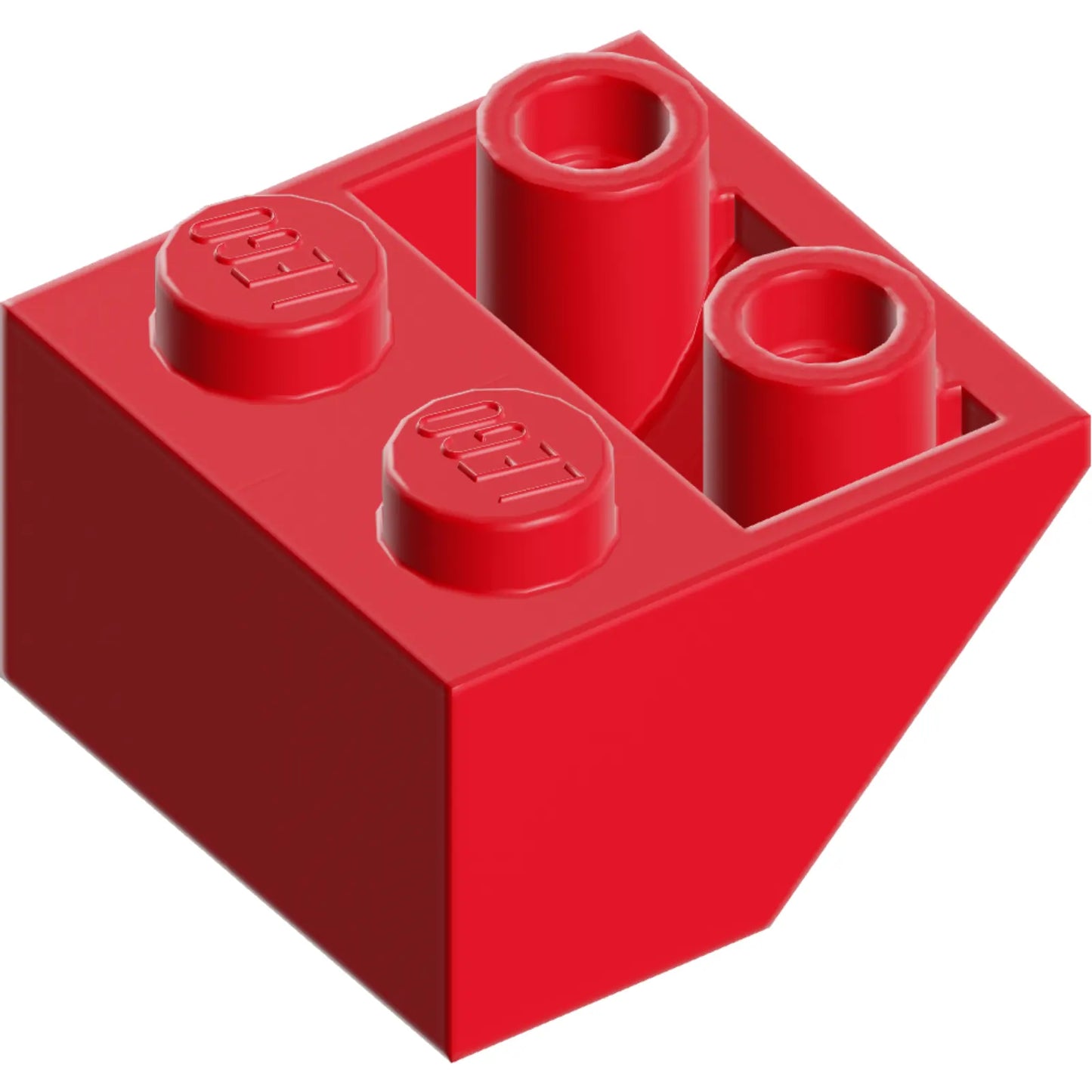 Part 3660 - Slope, Inverted 45 2 x 2 with Flat Bottom Pin