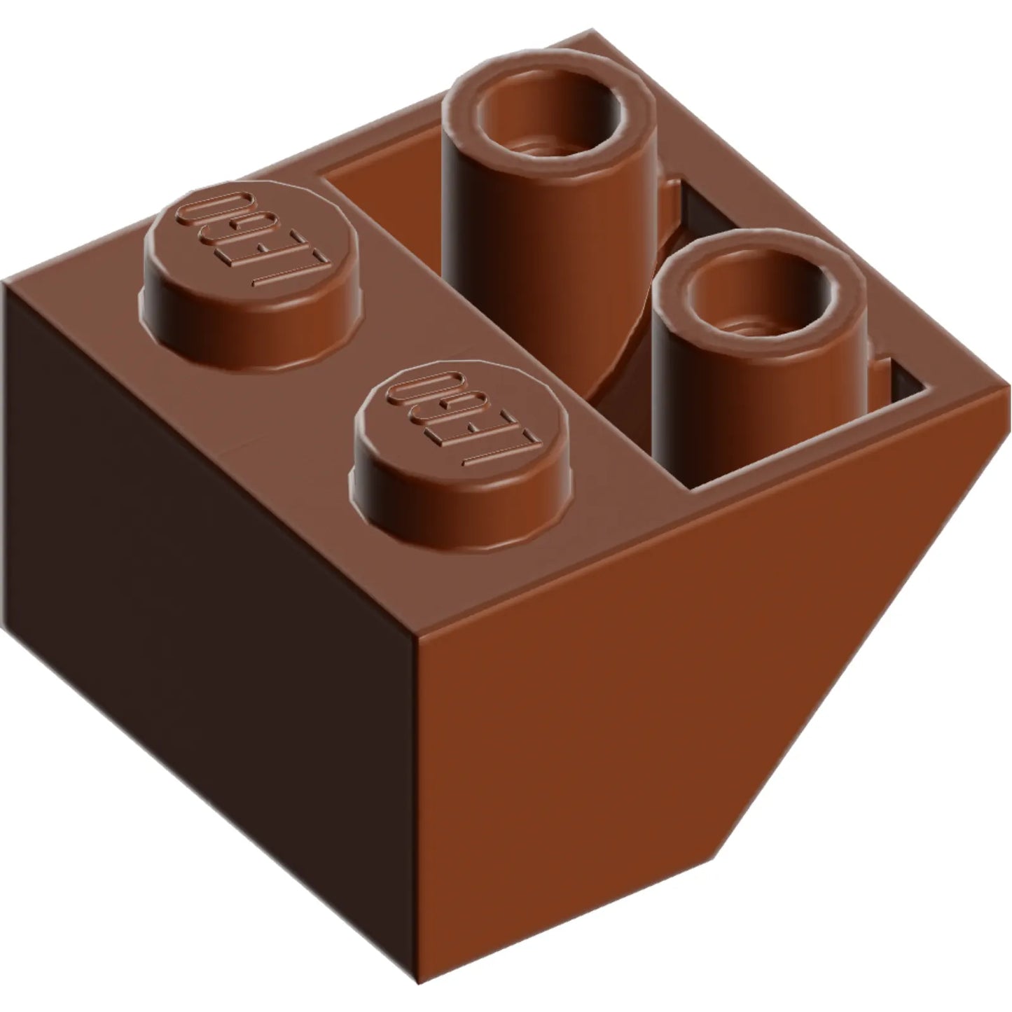 Part 3660 - Slope, Inverted 45 2 x 2 with Flat Bottom Pin