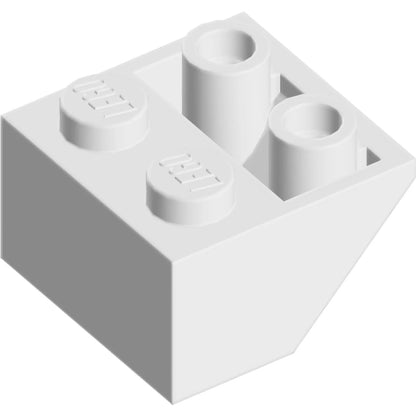 Part 3660 - Slope, Inverted 45 2 x 2 with Flat Bottom Pin