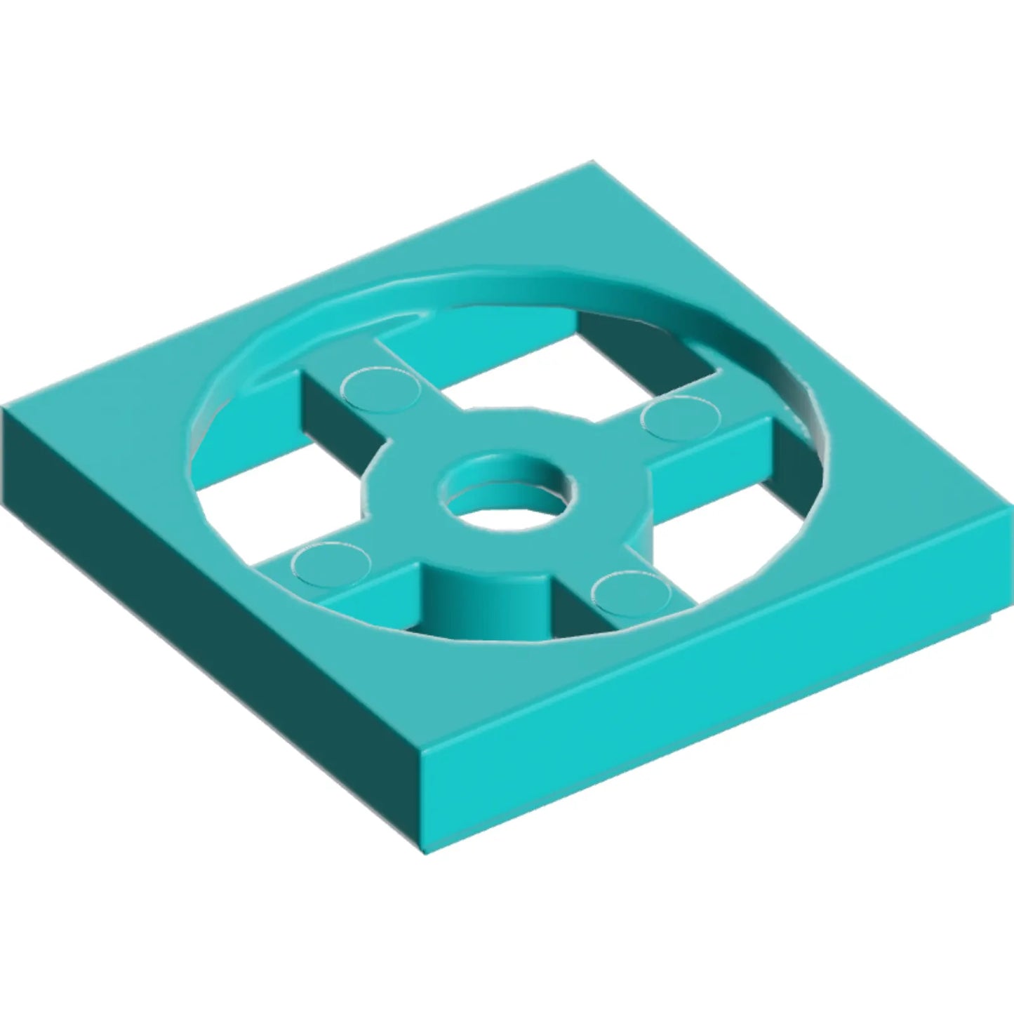 Part 3680 - Turntable 2 x 2 Plate, Base