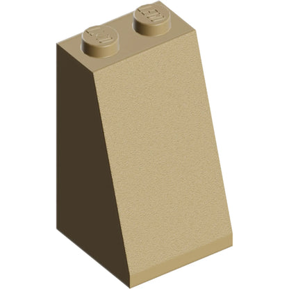 Part 3684c - Slope 75 2 x 2 x 3 - Solid Studs