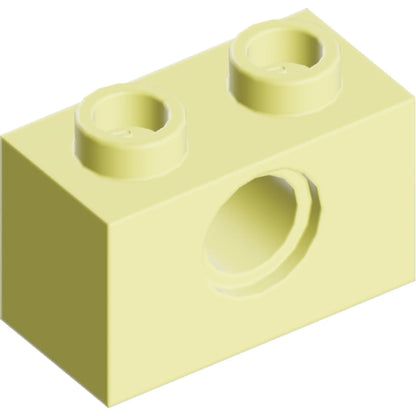 Part 3700 - Technic, Brick 1 x 2 with Hole