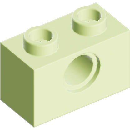 Part 3700 - Technic, Brick 1 x 2 with Hole