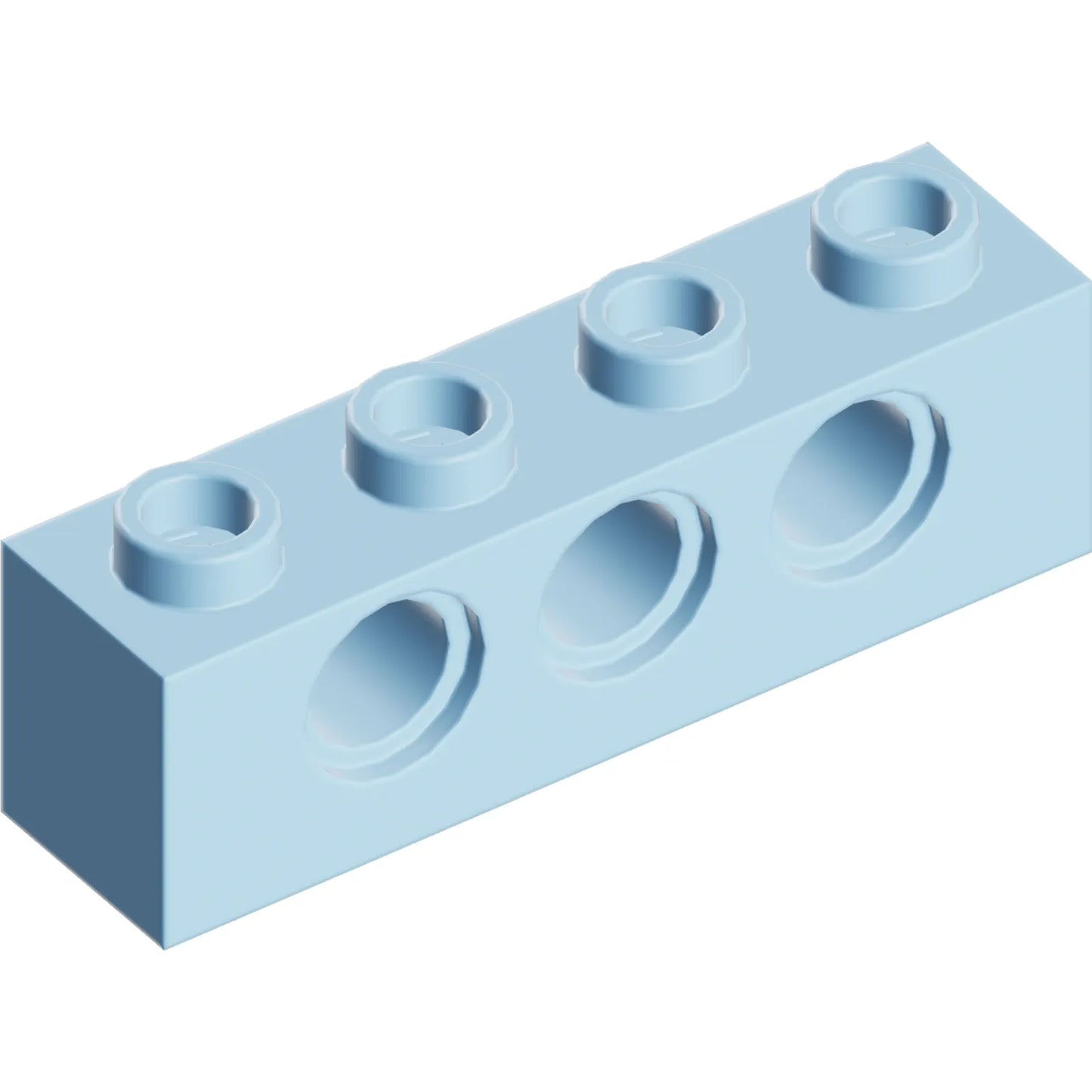 Part 3701 - Technic, Brick 1 x 4 with Holes
