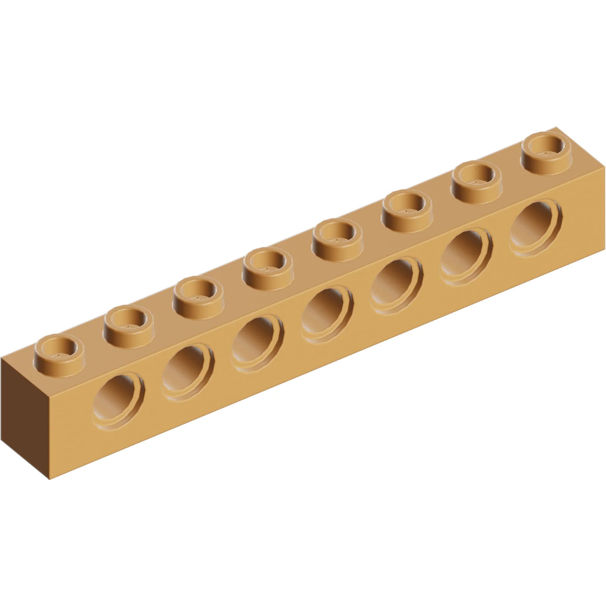 Part 3702 - Technic, Brick 1 x 8 with Holes