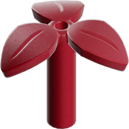 Part 37695 - Plant Stem with Bar, 3 Leaves, and Small Pin Hole