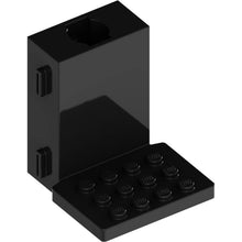 Part 3863 - Brick, Modified 2 x 4 x 5 with Hole for Gear Worm Screw 6L, Runners for Channels and Elevator Platform