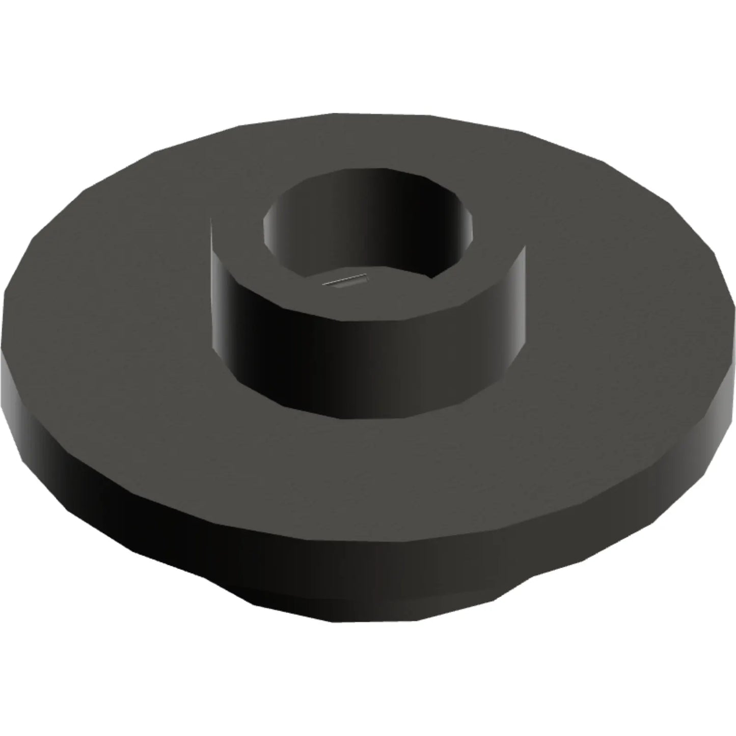 Part 38799 - Minifigure, Utensil Tea Saucer with Hollow Stud