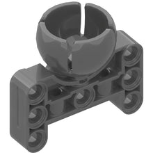 Part 39370 - Technic, Steering Ball Joint Large Receptacle with H-Shape Perpendicular Thick Liftarm