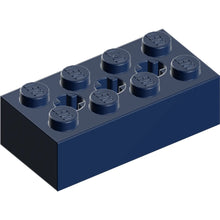 Part 39789 - Technic, Brick 2 x 4 with 3 Axle Holes