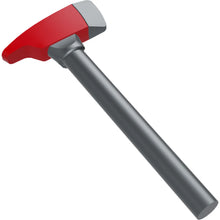 Part 39802pb01 - Minifigure, Utensil Axe, Pick End with Molded Red Head Pattern