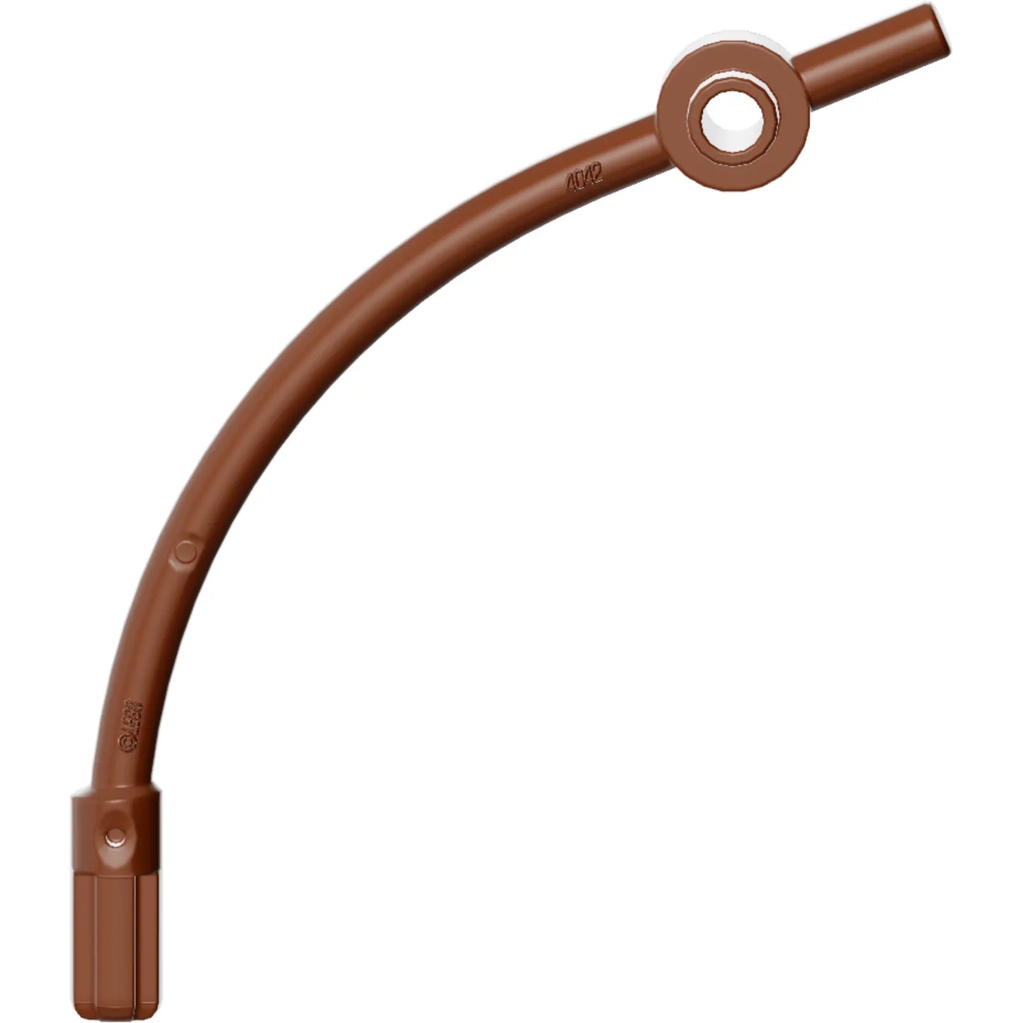 Part 4042 - Bar Curved with Axle 1L and 1 x 1 Round Plate End