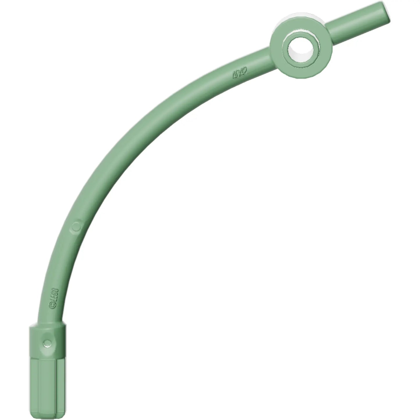 Part 4042 - Bar Curved with Axle 1L and 1 x 1 Round Plate End