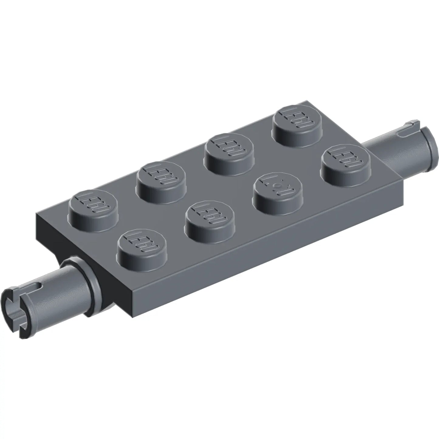Part 40687 - Plate, Modified 2 x 4 with Pins and Thick Reinforced Supports