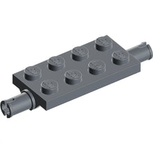 Part 40687 - Plate, Modified 2 x 4 with Pins and Thick Reinforced Supports