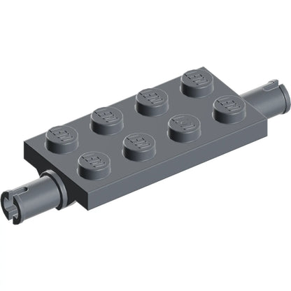 Part 40687 - Plate, Modified 2 x 4 with Pins and Thick Reinforced Supports
