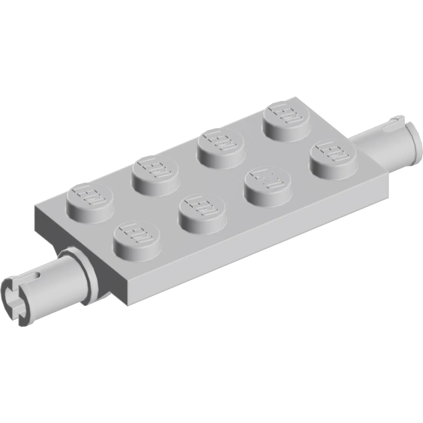 Part 40687 - Plate, Modified 2 x 4 with Pins and Thick Reinforced Supports