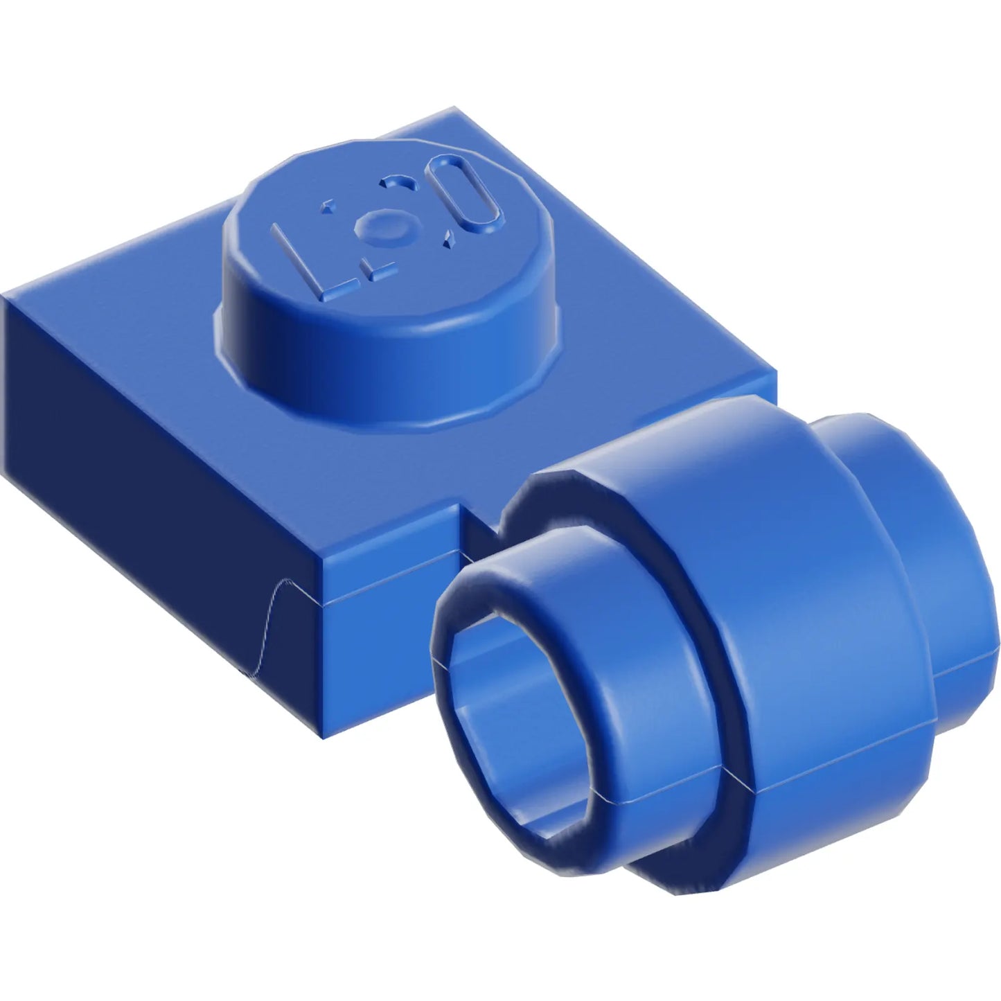 Part 4081b - Plate, Modified 1 x 1 with Light Attachment - Thick Ring