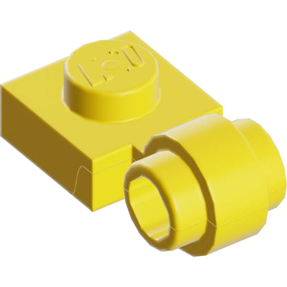 Part 4081b - Plate, Modified 1 x 1 with Light Attachment - Thick Ring