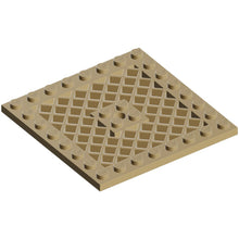 Part 4151b - Plate, Modified 8 x 8 with Grille and Hole in Center