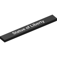 Part 4162pb185 - Tile 1 x 8 with 'Statue of Liberty' Pattern